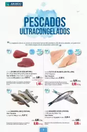 Folleto Abordo Página 2: Boquerón limpio €6,65, Boquerón entero €3,85