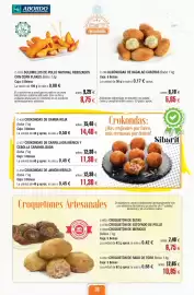 Folleto Abordo Página 20: Carrefour - crocondas de carrillada iberica y cebolla €11,30, Albondigas de bacalao caseras €5,65