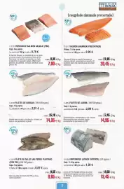 Folleto Abordo Página 3: Ideal - lomos de pez espada enteros €13,45, Filetes de lubina €14,95