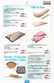 Folleto Abordo Página 5: Mezclas y preparados para paellas y sopas €4,85, Blanco - filetes de platija del pacifico €5,49