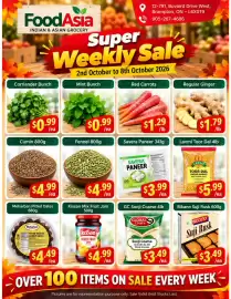 FoodAsia flyer week 40 Page 1