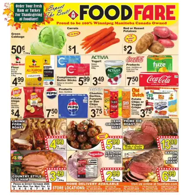 Food Fare flyer (valid until 9-10)