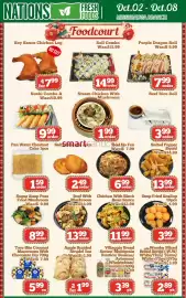 Nations Fresh Foods flyer week 40 Page 4: Chicken With Black Bean Sauce €11,99, Apple Braided Strudel €1,99