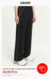 Cropp gazetka tydzień 40 Strona 3: Spodnie straight z regulowanymi nogawkami Cropp €49,99
