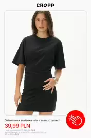 Cropp gazetka tydzień 40 Strona 4: Dzianinowa sukienka mini z marszczeniem Cropp €39,99