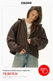 Cropp gazetka tydzień 40 Strona 5: Rozpinana solidna bluza z kapturem Cropp €79,99