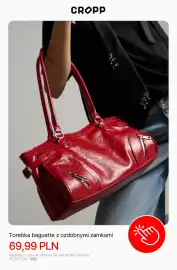 Cropp gazetka tydzień 40 Strona 7: Torebka baguette z ozdobnymi zamkami Cropp €69,99