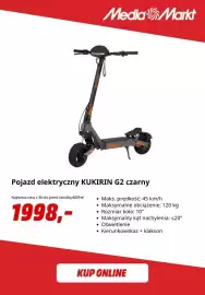 Media Markt gazetka tydzień 40 Strona 11: Pojazd elektryczny Kukirin G2 czarny €1.998,00