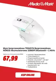 Media Markt gazetka tydzień 40 Strona 2: Mysz bezprzewodowa Triadyn Nereid akumulatorowa €67,99