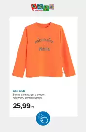 Smyk gazetka tydzień 40 Strona 4: Bluzka dziewczęca z długim rękawem pomarańczowa Cool Club €25,99