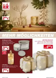 KiK Prospekt Seite 8: Deko-Hirsch €2,99