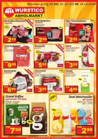 Wurstico Flugblatt Seite 2: Fleischlaibchen traditionell €2,99, Prsut Aufschnitt Niko €9,99