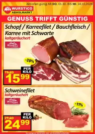 Wurstico Flugblatt Seite 4: Schweinefilet kaltgeräuchert Winkler €24,99, Winkler kaltgeräuchert €15,99