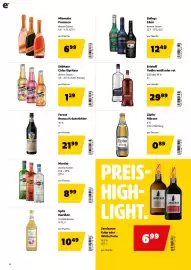 Eurogast Grissemann Flugblatt Seite 22: Martini €8,99, Stibitzer Cider/Spritzer €1,29