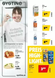 Eurogast Grissemann Flugblatt Seite 9: Systine Gefüllte Paprika €9,49, Schärdinger Cremig Obers-Basis €3,99