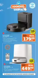 Albert Heijn folder | Voordeelshop Pagina 3: Roborock Robotstofzuiger met dweifunctie - wit Qrevo 2 ProX €449,00