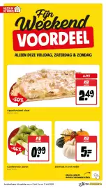 Jumbo folder week 41 Pagina 2: Appelkruimel vlaai €2,49, Conference peren €0,99