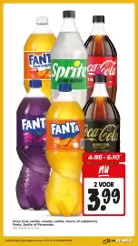 Jumbo folder week 41 Pagina 36: Coca-Cola vanilla, creamy vanilla, cherry of cafeïnevrij, Fanta, Sprite of Fernandes €3,99