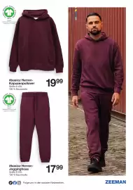 Zeeman Prospekt woche 40 Seite 11: #basicz Herren-Kapuzenpullover €19,99, #basicz Herren-Jogginghose €17,99