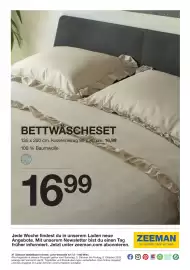 Zeeman Prospekt woche 40 Seite 13: Bettwäscheset €16,99