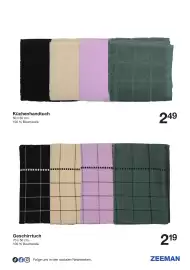 Zeeman Prospekt woche 40 Seite 7: Küchenhandtuch €2,49