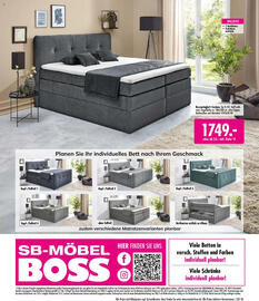Möbel Boss Prospekt Seite 26: Boxspringbett Cosima €1.749,00