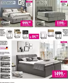 Möbel Boss Prospekt Seite 10: Polsterbett Nadine €1.199,00, Polsterbett Amelie €999,99