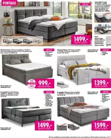 Möbel Boss Prospekt Seite 11: Polsterbett Tijuana €1.399,00, Polsterbett Portos €999,00