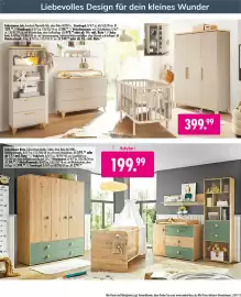 Möbel Boss Prospekt Seite 15: Bett €399,99, Babybett €199,99