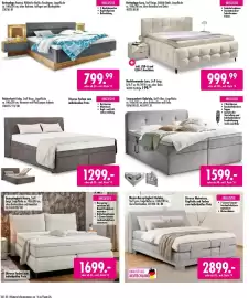 Möbel Boss Prospekt Seite 24: Stauraumbett Gabriola €1.599,00, Motor-Boxspringbett Holiday €2.899,00