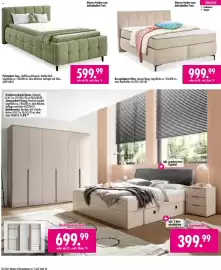 Möbel Boss Prospekt Seite 6: Boxspringbett Gitta €999,99, Polsterbett Lucy €599,99