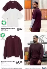 Zeeman Prospekt woche 40 Seite 10: #basicz Herrensweater €16,99, #basicz-Herren-T-Shirt €9,99