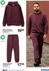 Zeeman Prospekt woche 40 Seite 11: #basicz Herren-Kapuzenpullover €19,99, #basicz Herren-Jogginghose €17,99