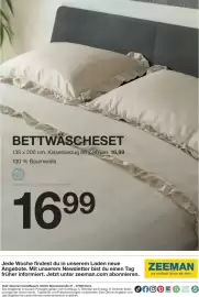 Zeeman Prospekt woche 40 Seite 14: BETTWÄSCHESSET €16,99