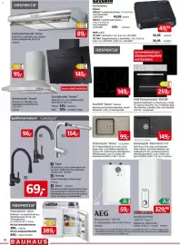 Bauhaus Prospekt Seite 10: Einbauspüle 'Venus' €99,00, ADMIRAL Einbauspüle 'Mannheim 2.0' €149,00