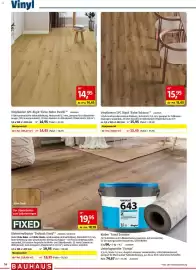 Bauhaus Prospekt Seite 14: Vinylboden SPC Rigid 'Eiche Natur Rustik' €14,95