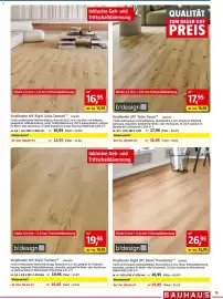 Bauhaus Prospekt Seite 15: Vinylboden SPC 'Eiche Davos' b!design €16,95, Vinylboden SPC Rigid 'Eiche Zermatt' €16,95