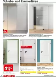 Bauhaus Prospekt Seite 20: Schiebetür-Set 'Optimum' €99,00, Schiebetür-Komplettset 'Jubidoor 6.1' €199,00