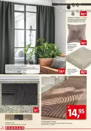 Bauhaus Prospekt Seite 28: Decke 'Happy' €39,95, Verdunkelungsvorhang 'Midnight' €29,95