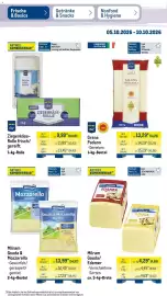 METRO Prospekt woche 41 Seite 14: Ziegenkäse-Rolle frisch/gereift €9,99, Milram Gouda/Edamer €4,29