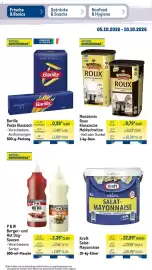 METRO Prospekt woche 41 Seite 18: Barilla Pasta Klassisch €0,99, P & W Burger- und Hot Dog-Saucen €2,39