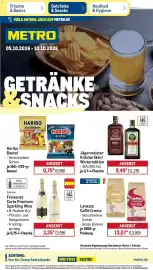 METRO Prospekt woche 41 Seite 21: Haribo Beutel €0,75, Jägermeister Kräuterlikör Winteredition €9,49
