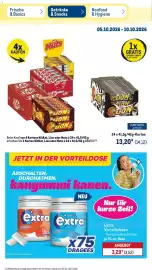 METRO Prospekt woche 41 Seite 24: Extra €3,29, KitKat, Lion oder Nuts €13,20