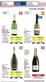 METRO Prospekt woche 41 Seite 32: Jean Degaves Brut Crémant de Bordeaux AOP €4,99, La Sastrieria Brut €5,19