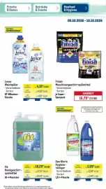 METRO Prospekt woche 41 Seite 36: Finish Maschinengeschirrspülmittel €16,79, Dan Klorix Hygiene-reiniger €2,09