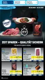 METRO Prospekt woche 41 Seite 7: PULPO Octopus Tentakel €9,83, PRO TRACE MAP Thunfisch €27,59