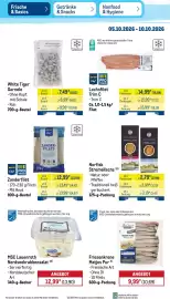 METRO Prospekt woche 41 Seite 8: METRO Chef Zanderfilet €12,99, MSC Lauenroth Nordseekrabbensalat €12,99