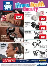 The Good Guys catalogue week 40 Page 14: Shokz OpenFit Pro Earbuds - Black €399,00, Shokz OpenRun Pro 2 Headphones €319,00