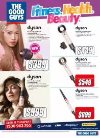 The Good Guys catalogue week 40 Page 2: Dyson Airsmooth Hot Brush - Ceramic Pink €399,00