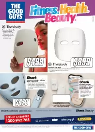 The Good Guys catalogue week 40 Page 6: Therabody TheraFace Mask Glo €499,00, Therabody Therface LED Mask €899,00